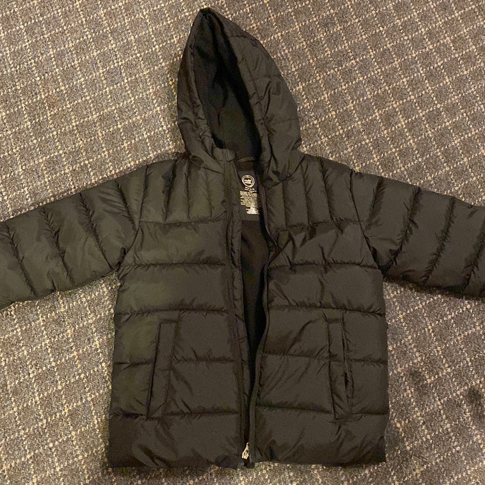 Black rain coat